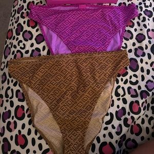 Fendi skims brand new panty set ! Can be worn as bathing suit bottoms